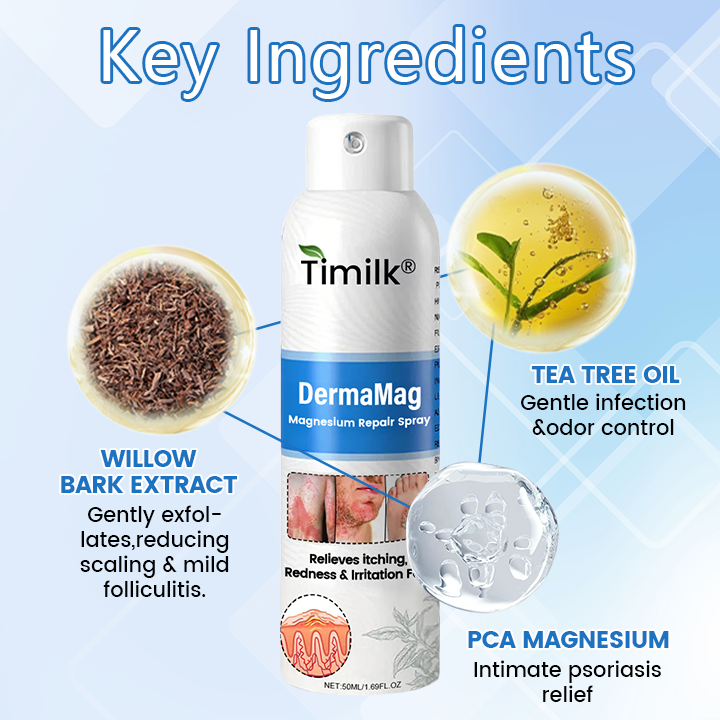 ✅ Official Store: Timilk® DermaMag Magnesium Repair Spray 🔥