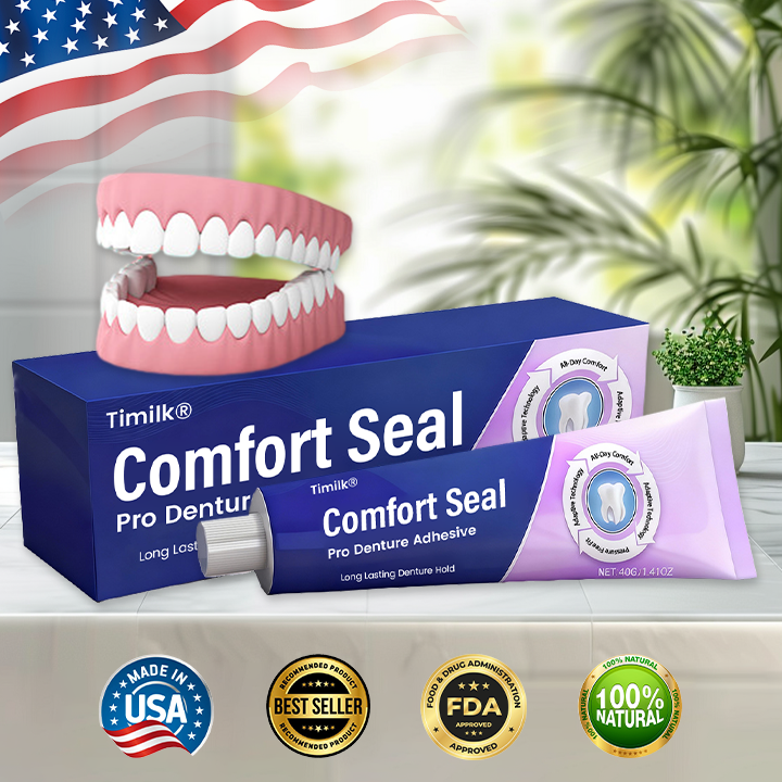 Timilk® Comfort Seal Pro Denture Adhesive🦷💜
