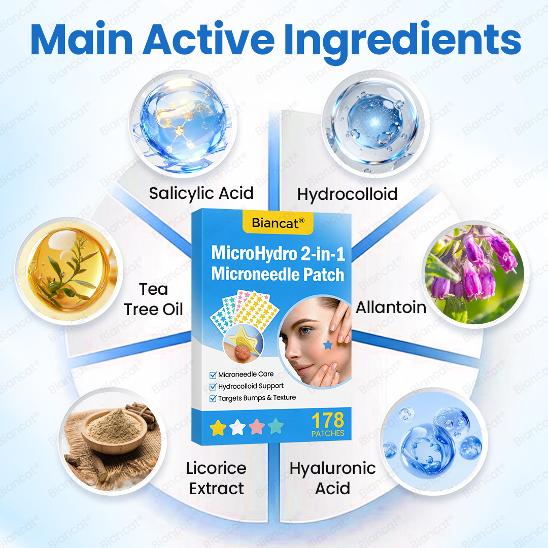 Biancat® MicroHydro 2-in-1 Microneedle Patch