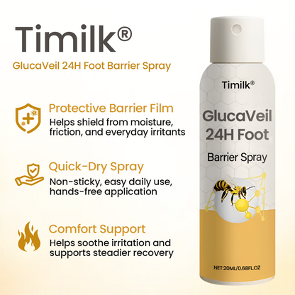 Timilk® GlucaVeil 24H Foot Barrier Spray✨