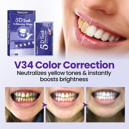 Biancat® 5D Teeth Whitening Strips❤️