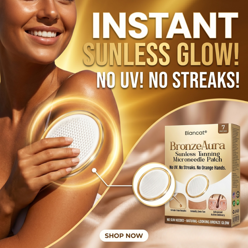 Biancat® BronzeAura Sunless Tanning Microneedle Patch