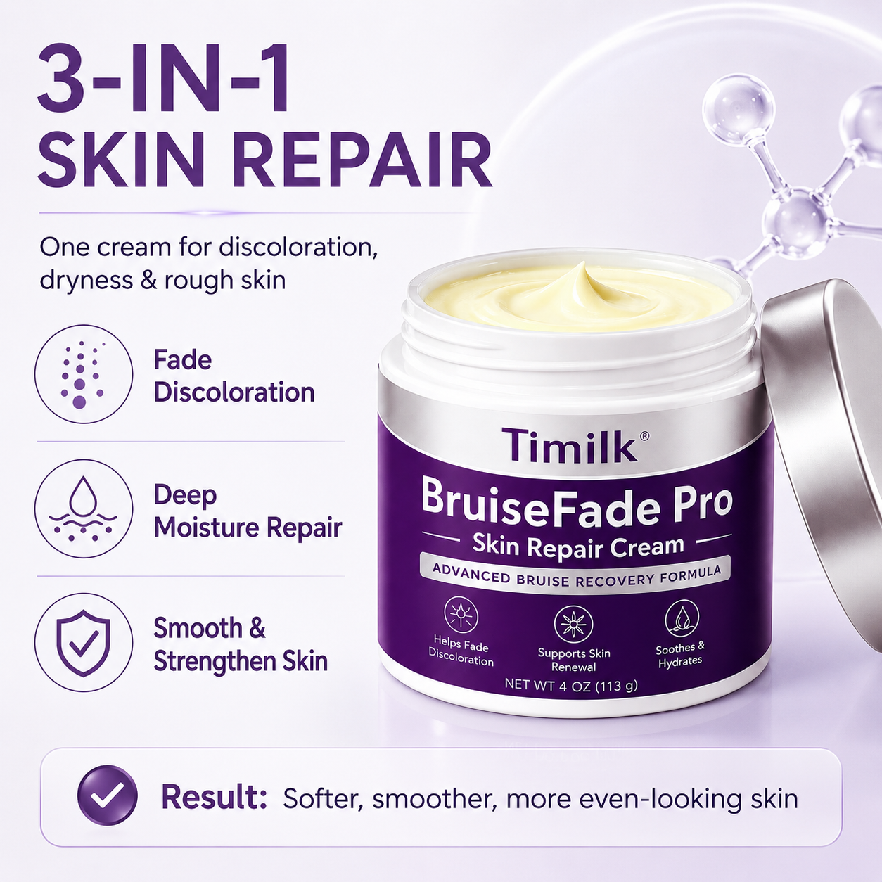 Timilk® BruiseFade Pro Skin Repair Cream
